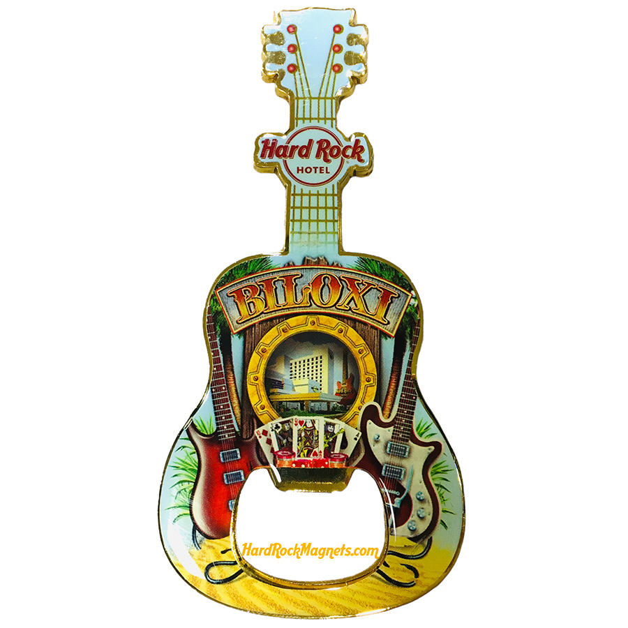 Hard Rock Hotel Biloxi V+ Bottle Opener Magnet No. 3 (V13 version)