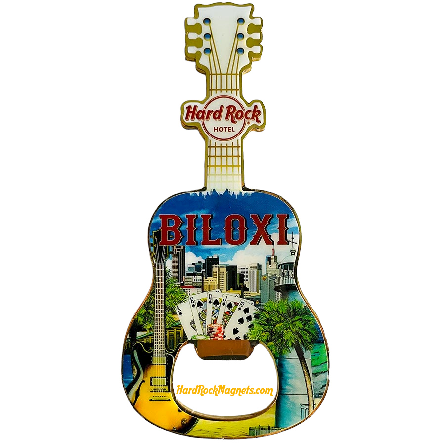 Hard Rock Hotel Biloxi V+ Bottle Opener Magnet No. 5 (V17 version)