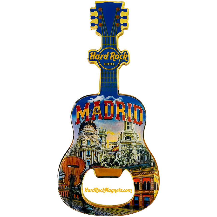 Hard Rock Hotel Madrid V+ Bottle Opener Magnet No. 1