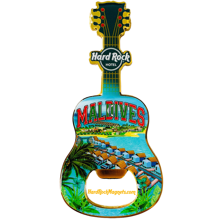 Hard Rock Hotel Maldives V+ Bottle Opener Magnet No. 2 (V20 version)