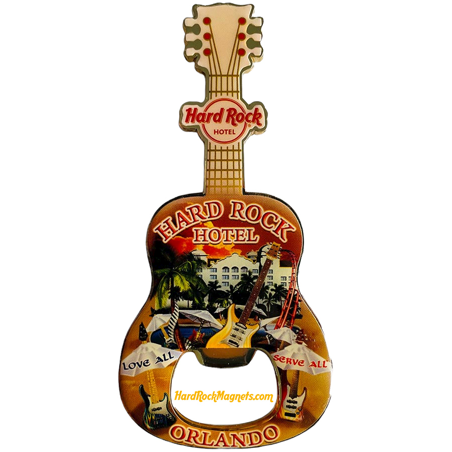 Hard Rock Hotel Orlando V+ Bottle Opener Magnet No. 1 (V11 version)