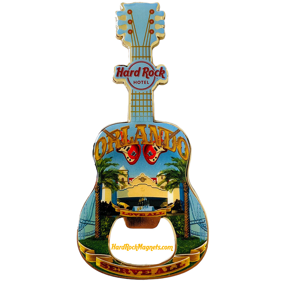 Hard Rock Hotel Orlando V+ Bottle Opener Magnet No. 2 (V13 version)