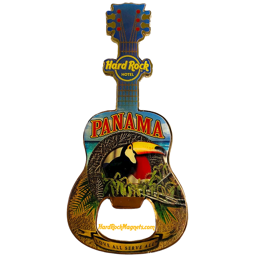 Hard Rock Hotel Panama V+ Bottle Opener Magnet No. 1