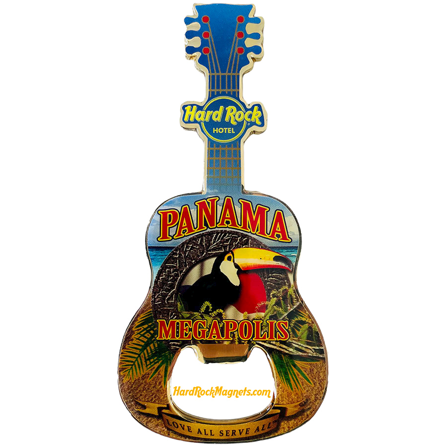 Hard Rock Hotel Panama V+ Bottle Opener Magnet No. 2
