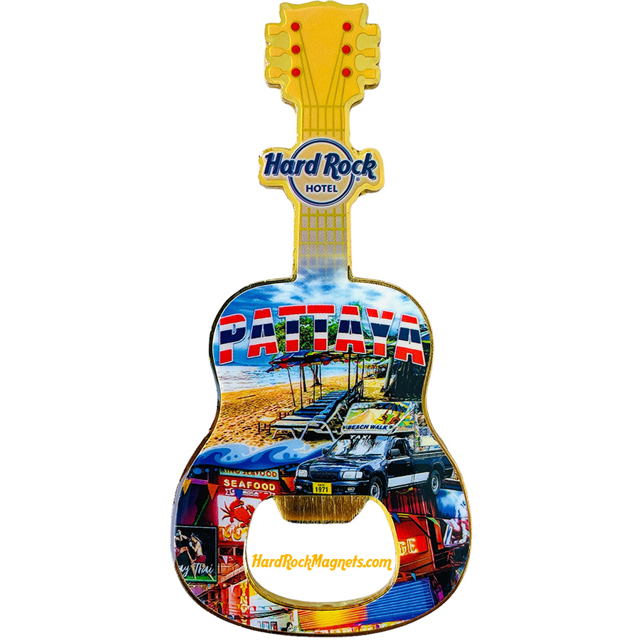 Hard Rock Hotel Pattaya V+ Bottle Opener Magnet No. 3 (V20 version)