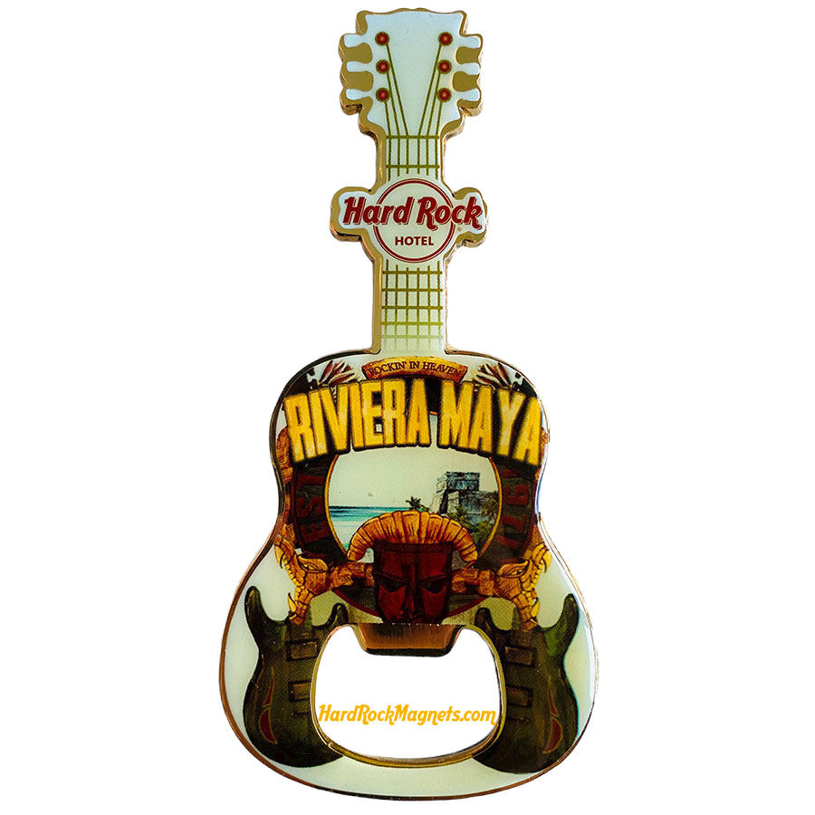 Hard Rock Hotel Riviera Maya V+ Bottle Opener Magnet No. 1