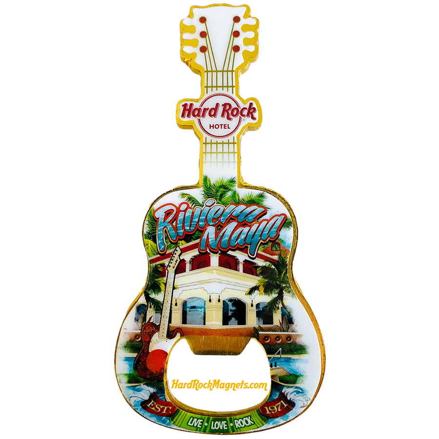 Hard Rock Hotel Riviera Maya V+ Bottle Opener Magnet No. 2