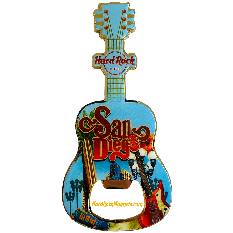Hard Rock Hotel San Diego V+ Bottle Opener Magnet No. 2 (V13 version)