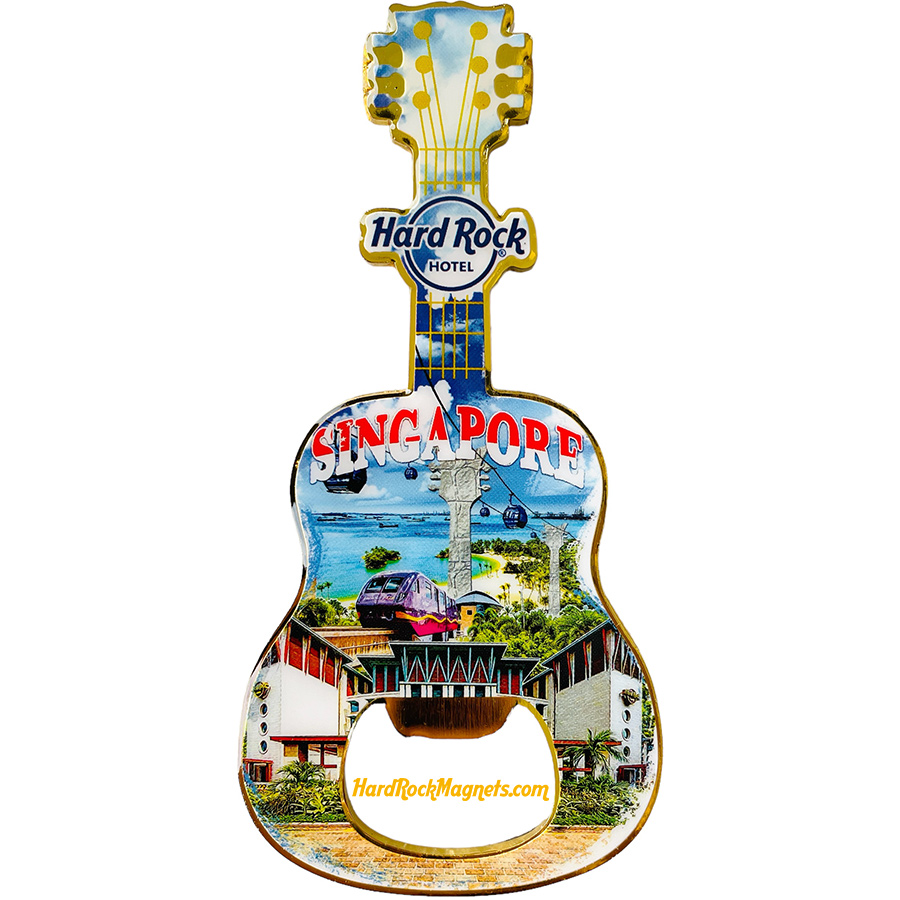 Hard Rock Hotel Singapore V+ Bottle Opener Magnet No. 6 (V20 Version)