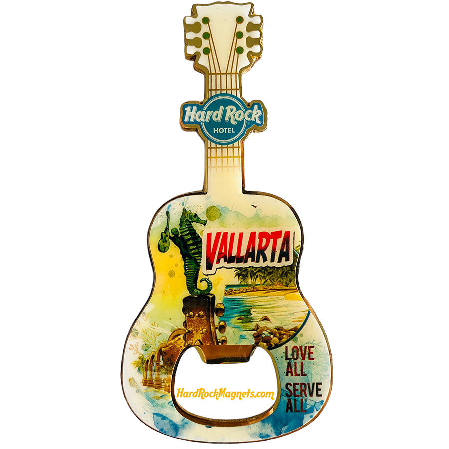 Hard Rock Hotel Vallarta V+ Bottle Opener Magnet No. 1