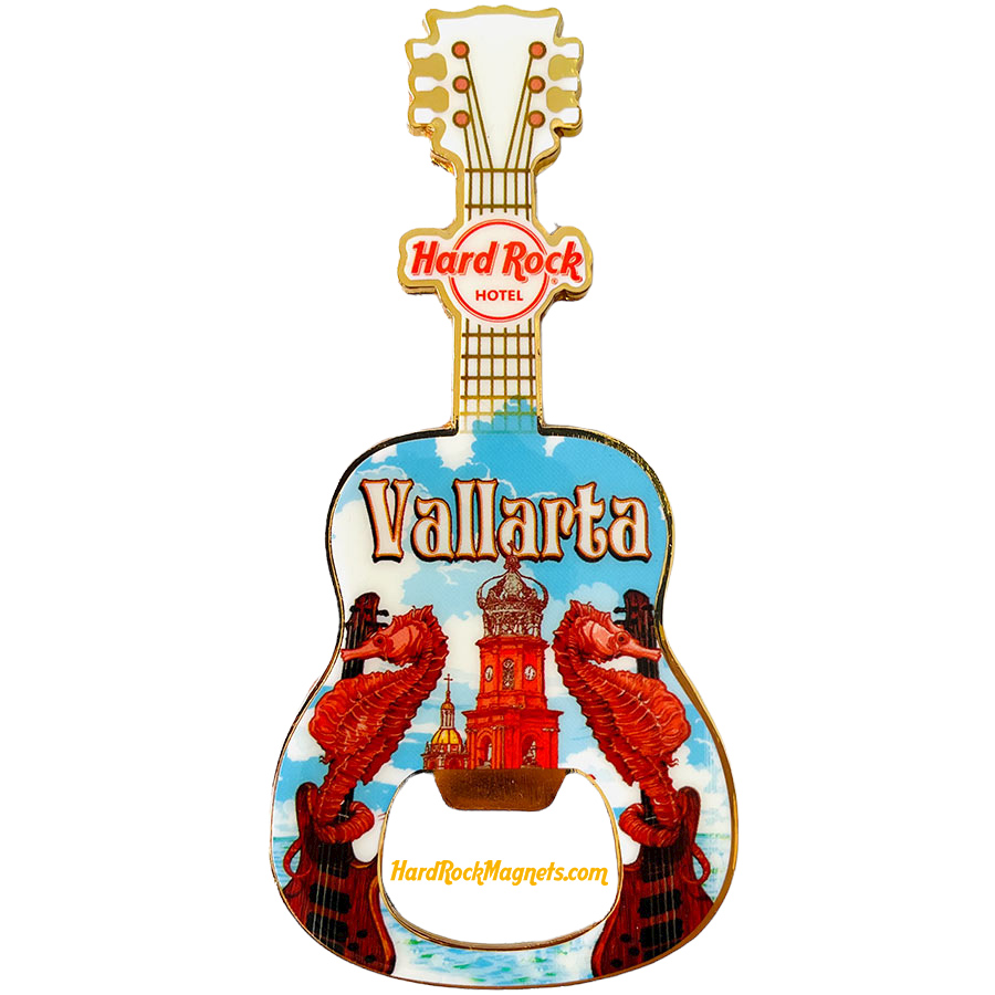 Hard Rock Hotel Vallarta V+ Bottle Opener Magnet No. 2