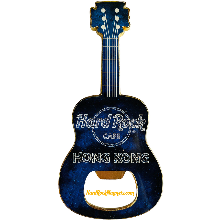 Hard Rock Cafe Hong Kong V7 Bottle Opener Magnet