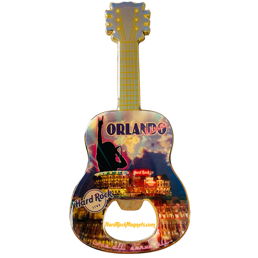 Hard Rock Live Orlando V7 Bottle Opener Magnet