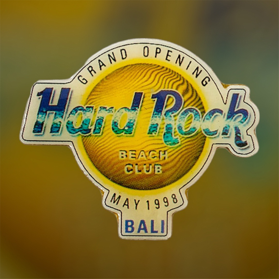 Hard Rock Beach Club Bali Grand Opening Pin from 1998 (LE 1000)