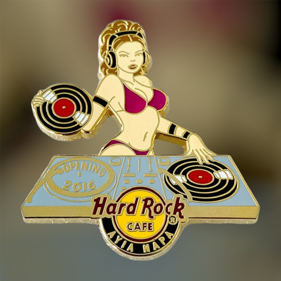 Hard Rock Cafe Ayia Napa Opening DJ Girl 2nd Version from 2016 (LE 150)