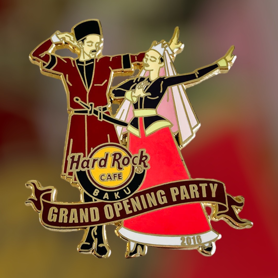 Hard Rock Cafe Baku Grand Opening Party Pin from 2016 (LE 500)