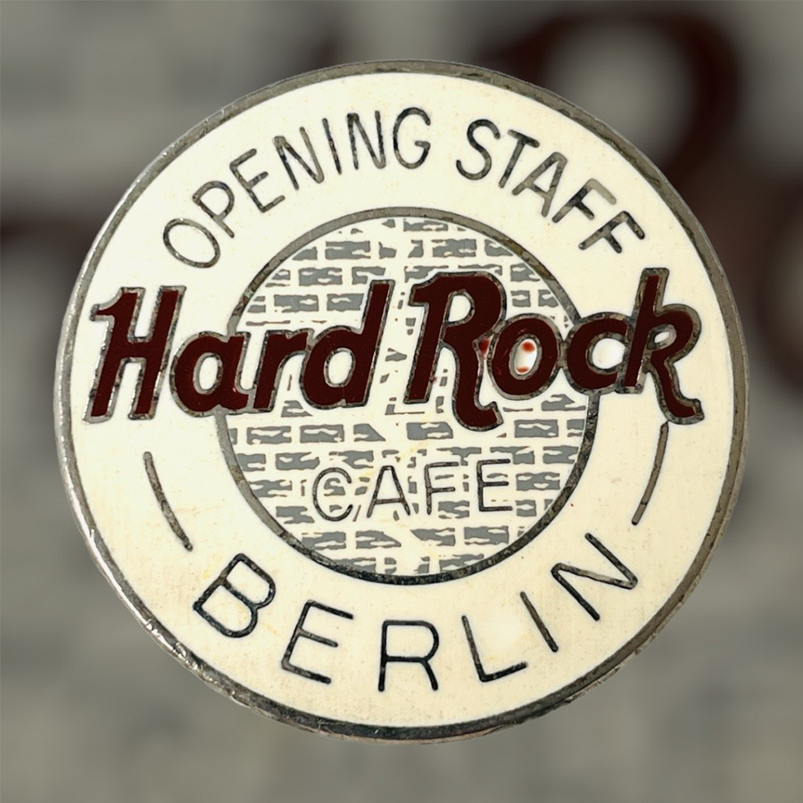 Hard Rock Cafe Berlin Opening STAFF Pin from 1992