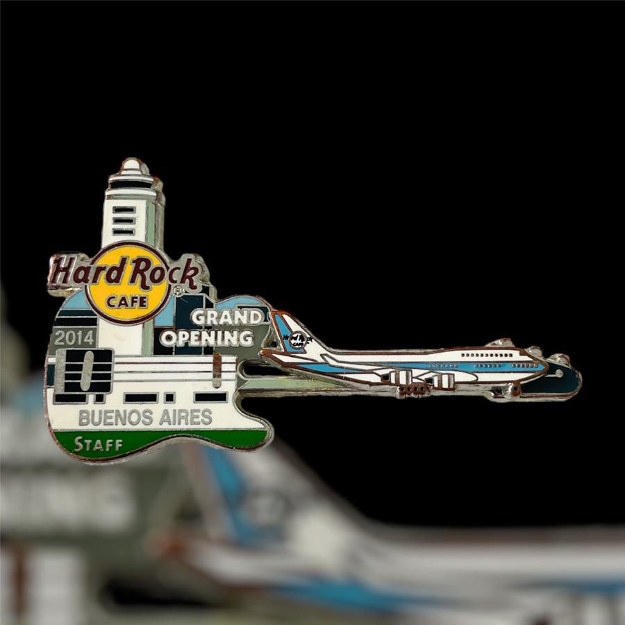 Hard Rock Cafe Buenos Aires Aeroparque Grand Opening STAFF Slider Pin from 2014 (LE 150)
