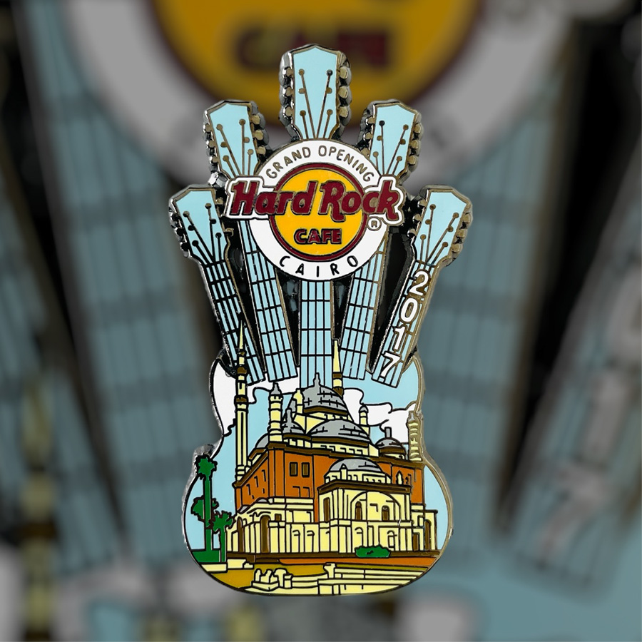 Hard Rock Cafe Cairo Grand Opening Pin from 2017 (LE 200)