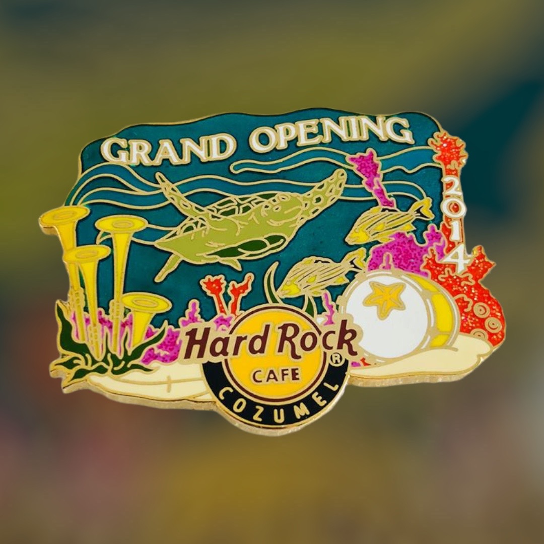 Hard Rock Cafe Cozumel Grand  Opening Pin from 2014 (LE 400)