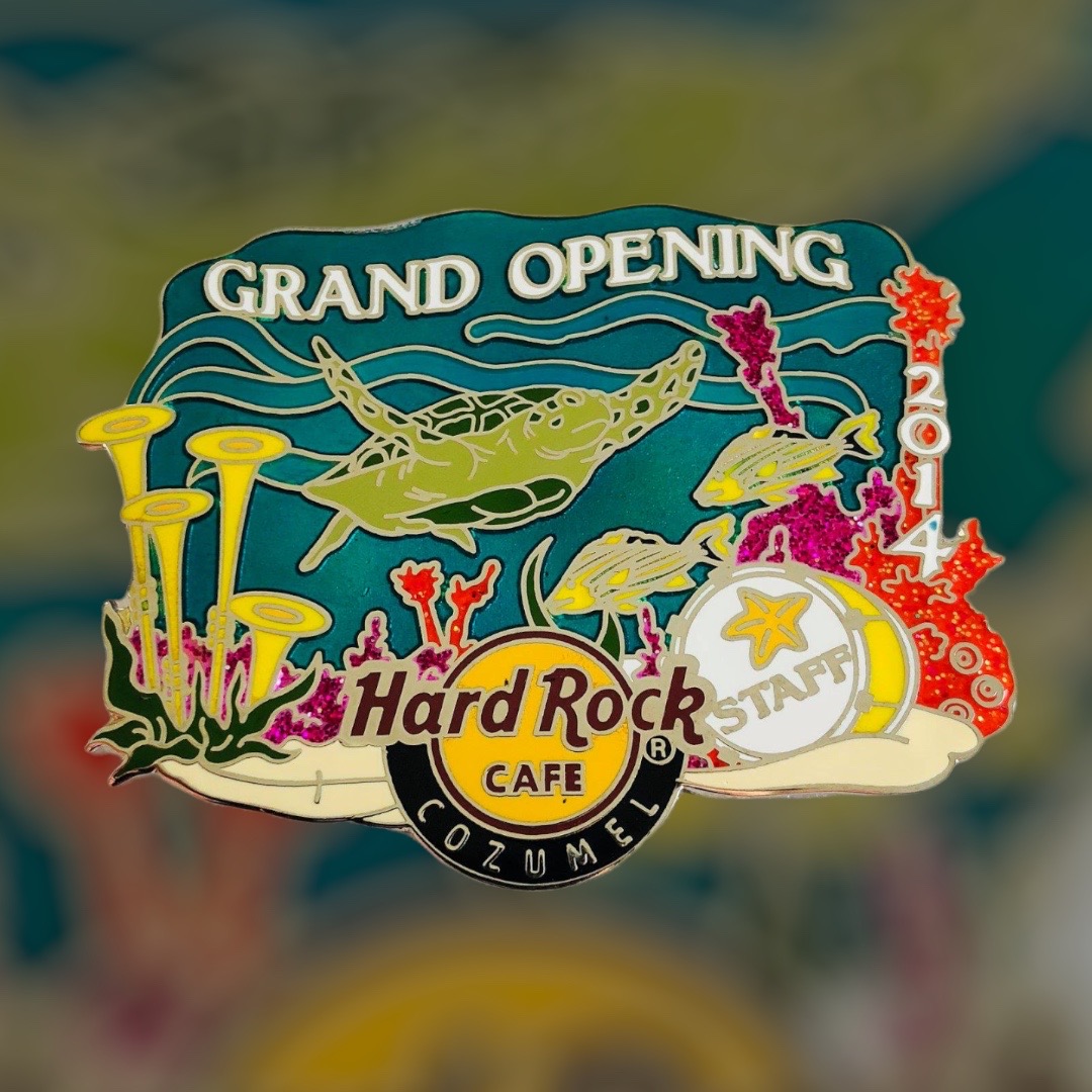 Hard Rock Cafe Cozumel Grand Opening STAFF Pin from 2014 (LE 150)