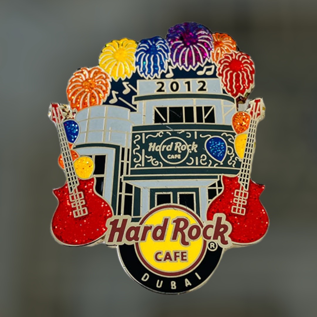 Hard Rock Cafe Dubai Grand Opening Party Pin from 2012 (LE 800)