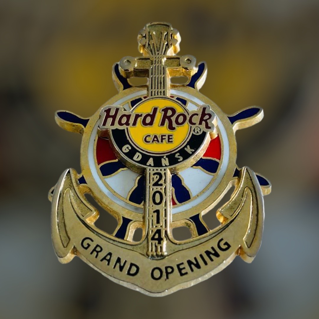 Hard Rock Cafe Gdansk Grand Opening Pin from 2014 (LE 300)