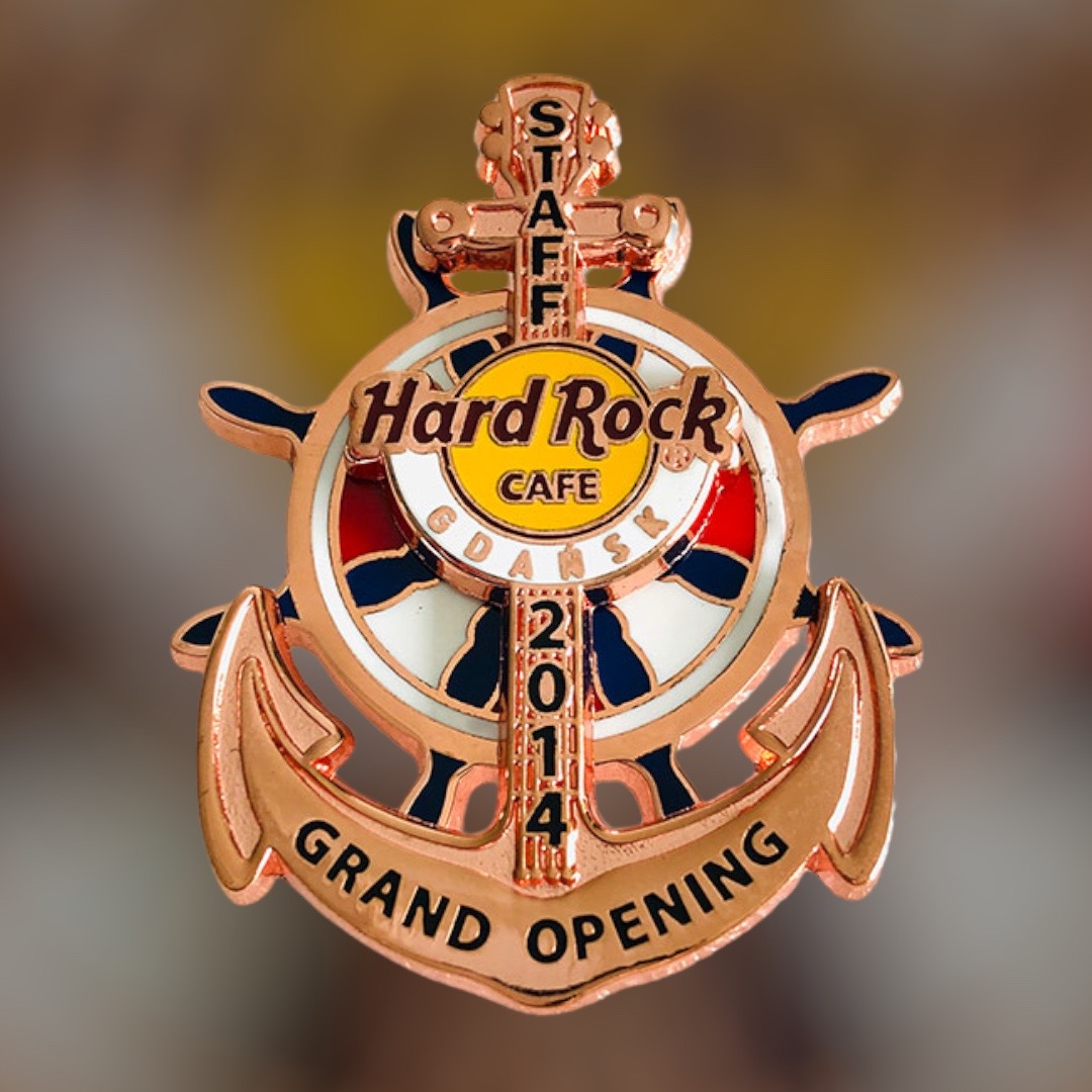 Hard Rock Cafe Gdansk Grand Opening STAFF (2nd Version) Pin from 2014 (LE 100)