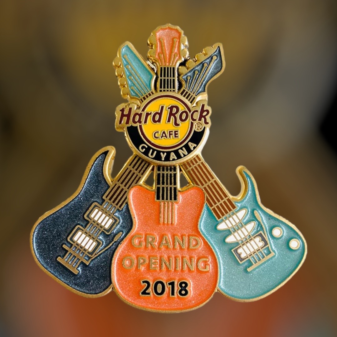 Hard Rock Cafe Guyana Grand Opening Pin 2018 (LE 200)