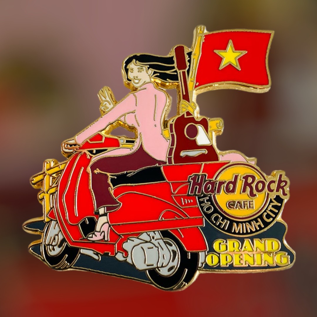 Hard Rock Cafe Ho Chi Minh City Grand Opening Pin from 2009 (LE 1000)