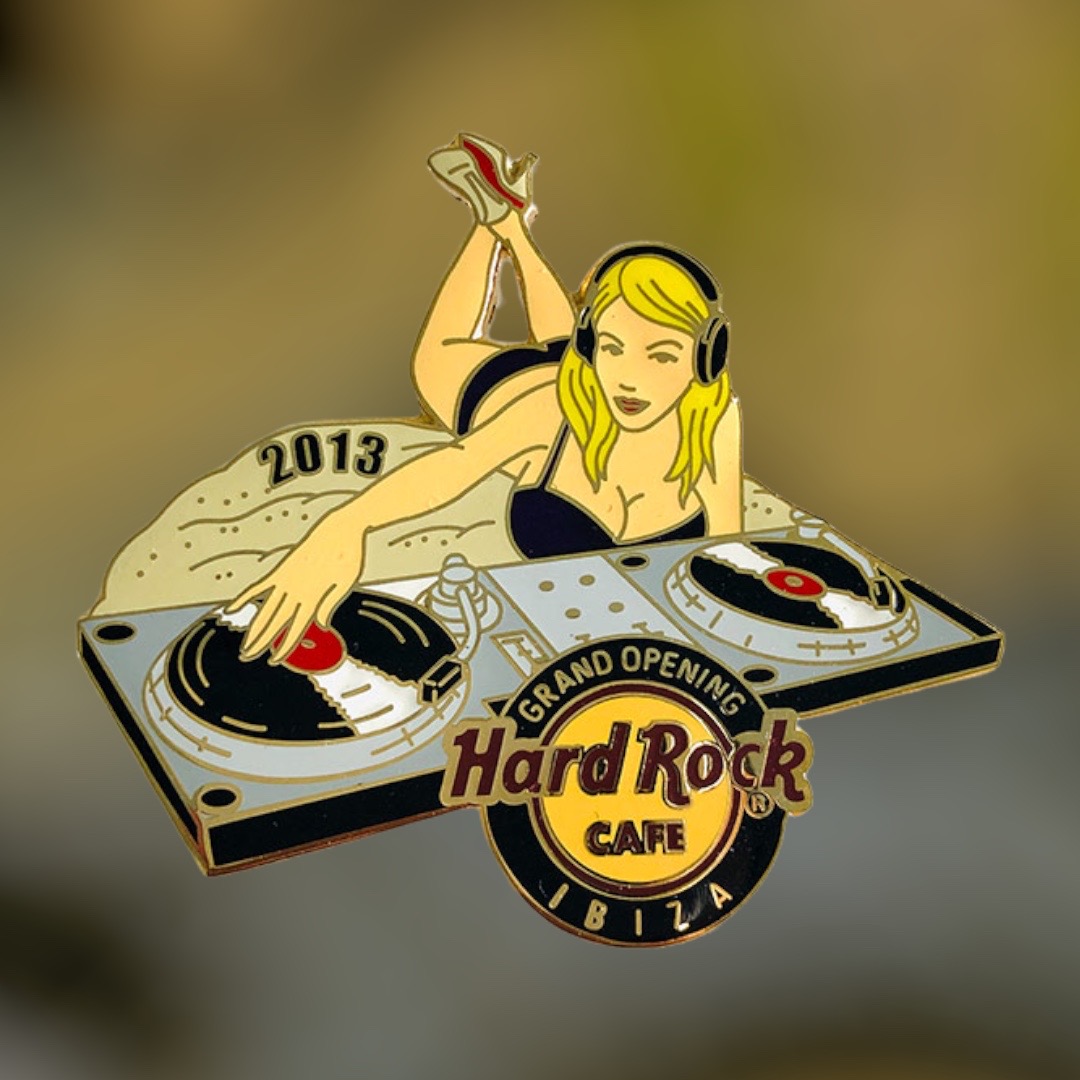 Hard Rock Cafe Ibiza Grand Opening DJ Girl from 2013 (LE 300)