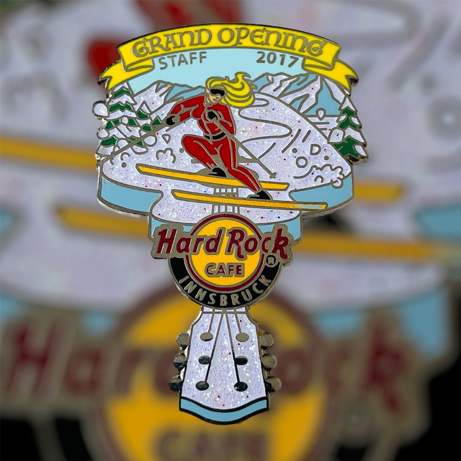 Hard Rock Cafe Innsbruck Opening Pin from 2017 (LE 500)