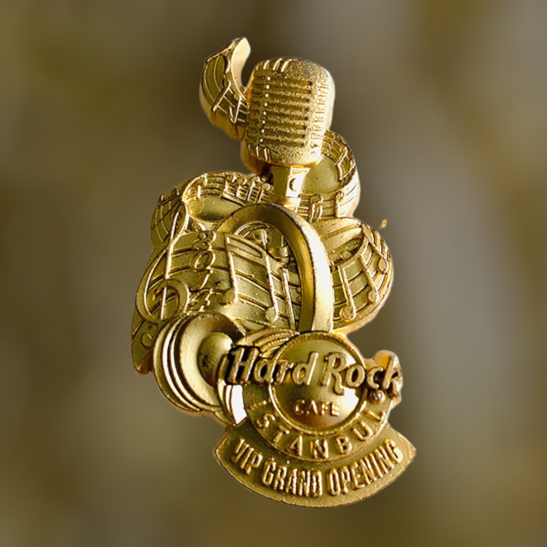 Hard Rock Cafe Istanbul Grand Opening Pin from 2014 (LE 300) - Gold Version