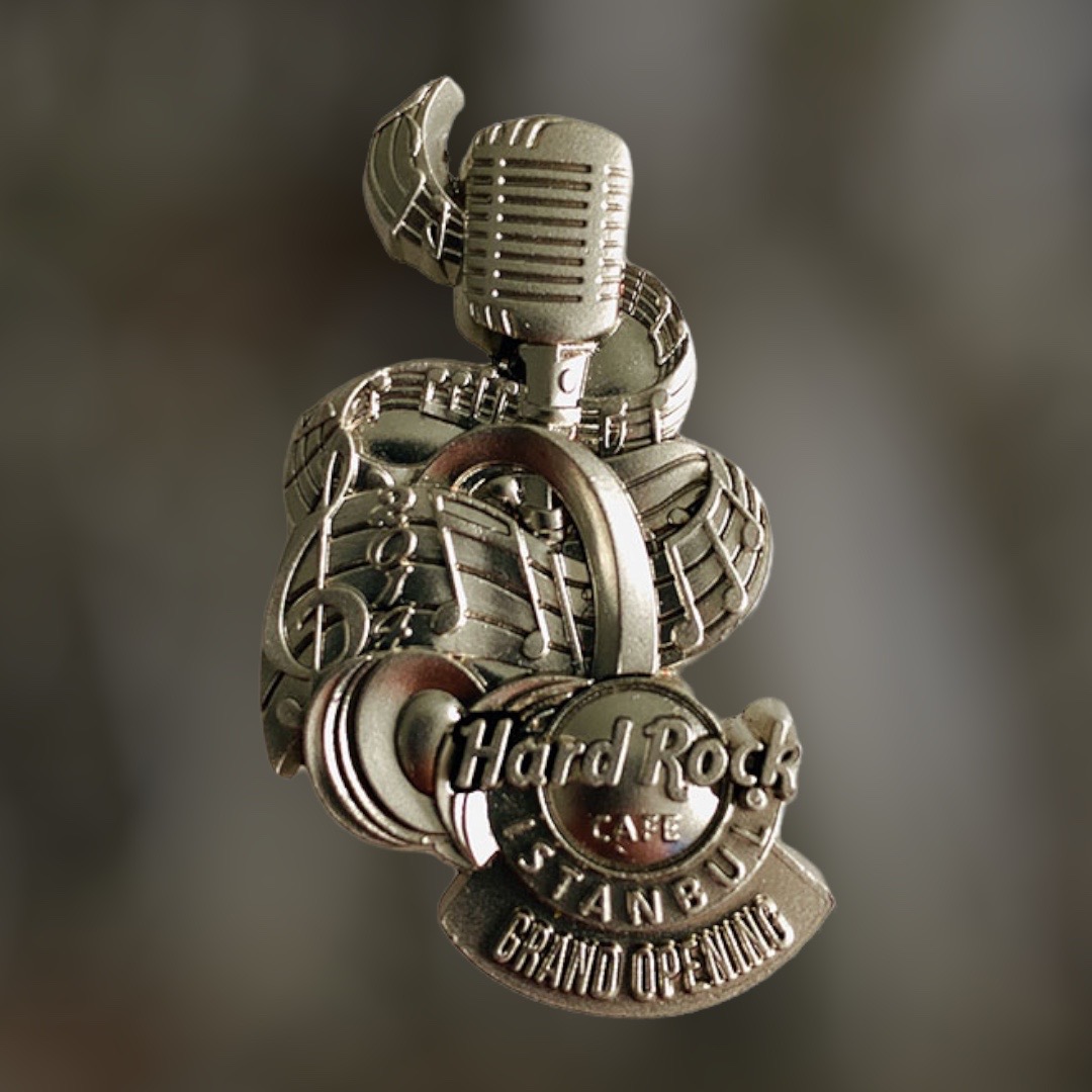Hard Rock Cafe Istanbul Grand Opening Pin from 2014 (LE 300) - Silver Version