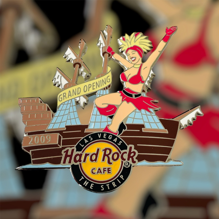 Hard Rock Cafe Las Vegas (The Strip) Grand Opening Pin Pirate Boat from 2009 (LE 300)