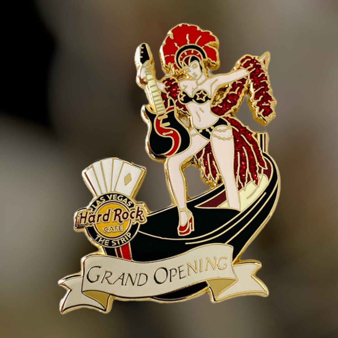 Hard Rock Cafe Las Vegas (The Strip) Grand Opening Gondola Boat Pin from 2009 (LE 300)