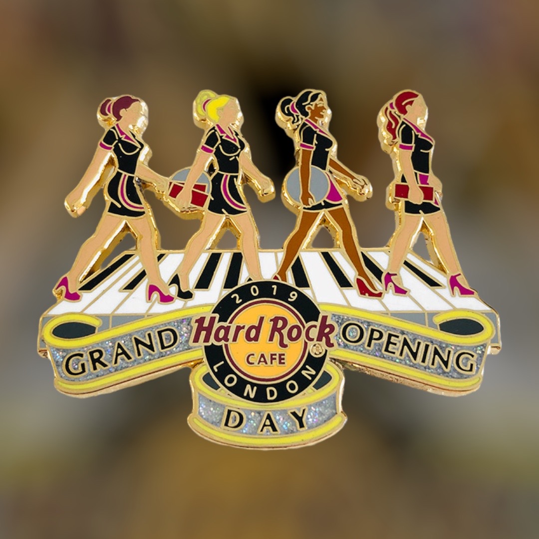 Hard Rock Cafe London Piccadilly Circus Grand Opening Waitresses Pin from 2019 (LE 1400)