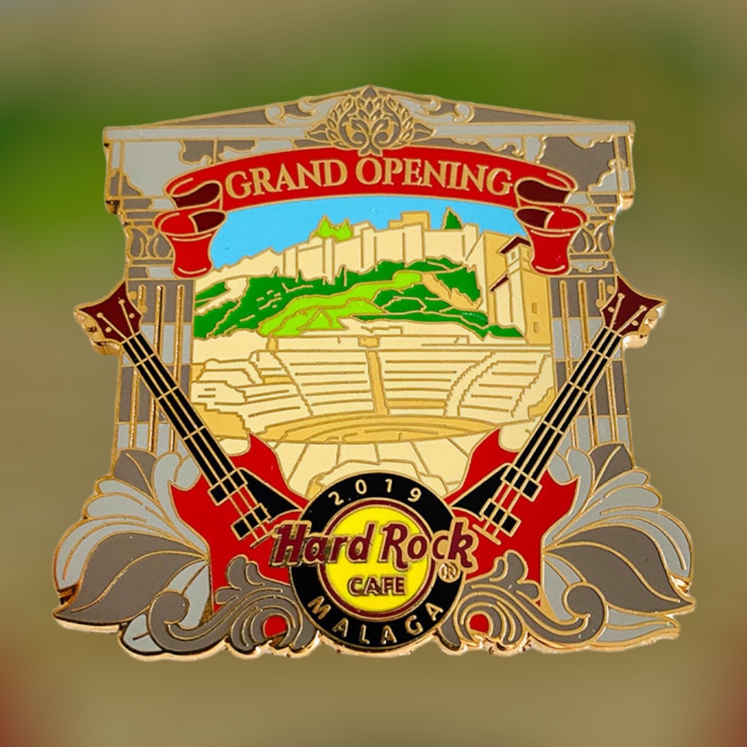 Hard Rock Cafe Malaga 				Grand Opening Pin from 2019 (LE 500)