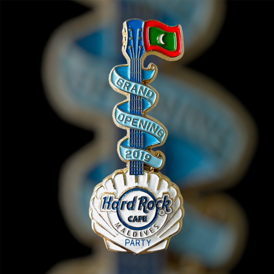 Hard Rock Cafe Maldives Grand Opening PARTY Pin from 2019 (LE 150)