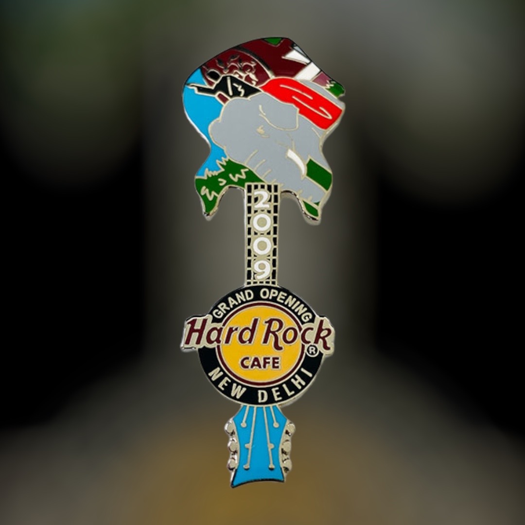 Hard Rock Cafe New Delhi Grand Opening Elephant Pin from 2009 (LE 100)