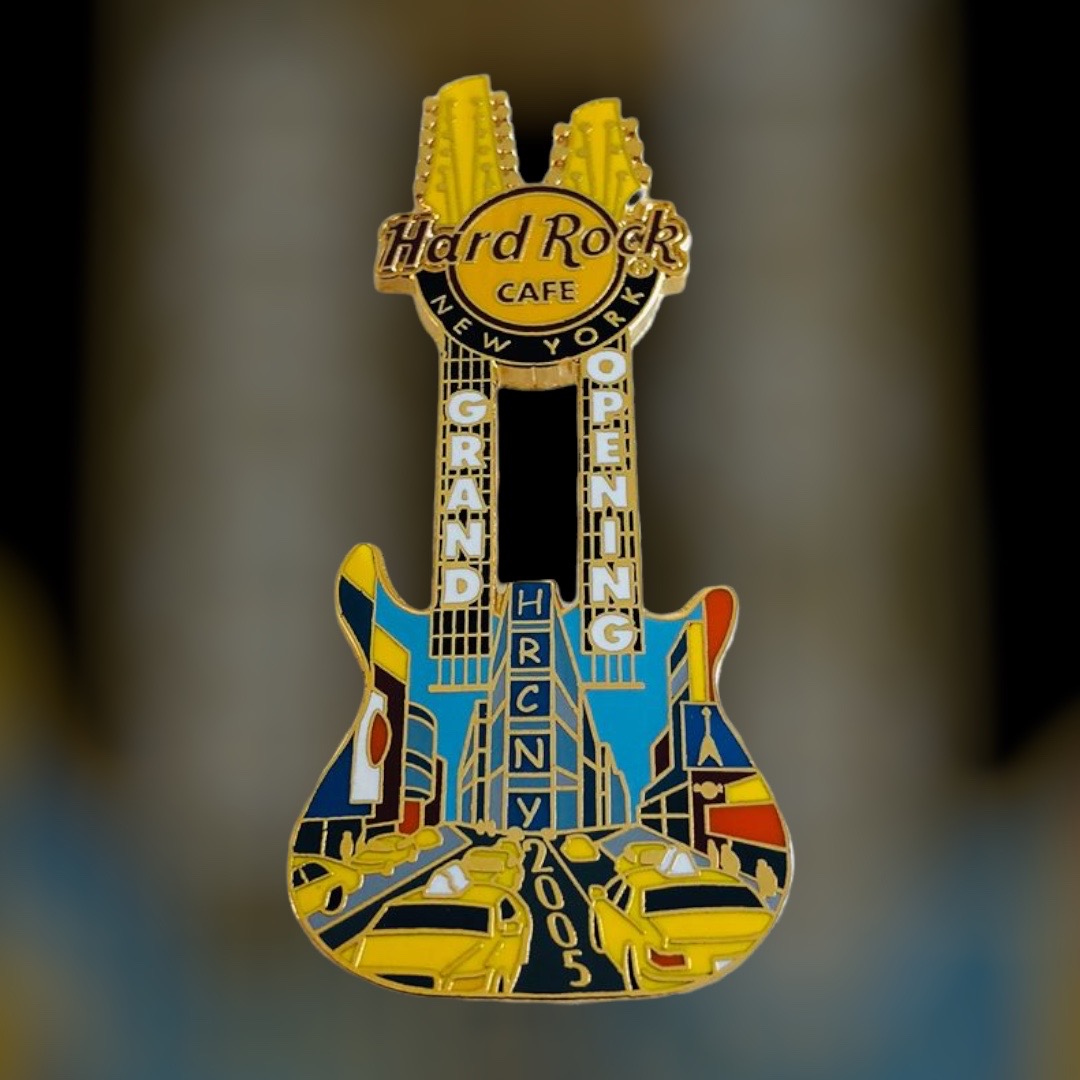 Hard Rock Cafe New York Grand Opening Pin from 2005 (LE 2000)