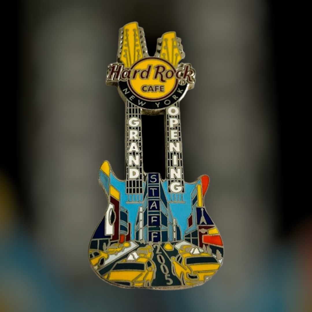 Hard Rock Cafe New York Grand Opening STAFF Pin from 2005 (LE 1000)