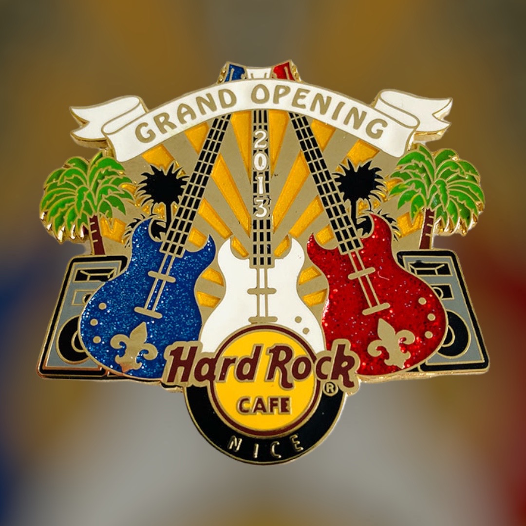 Hard Rock Cafe Nice Grand Opening Pin from 2013 (LE 500)