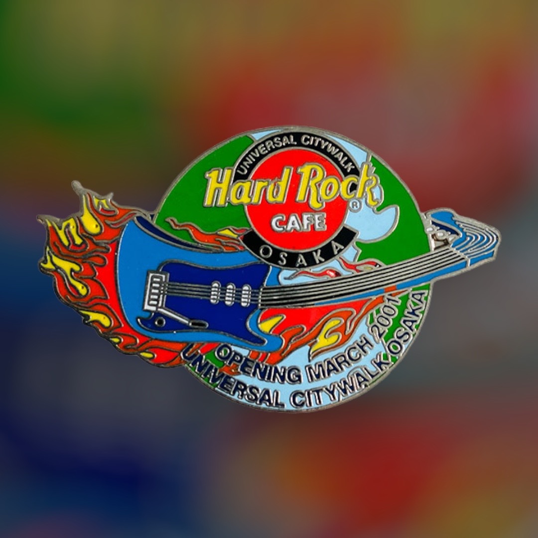 Hard Rock Cafe Osaka Universal Citywalk Grand Opening Pin from 2001 (LE UNKNOWN)