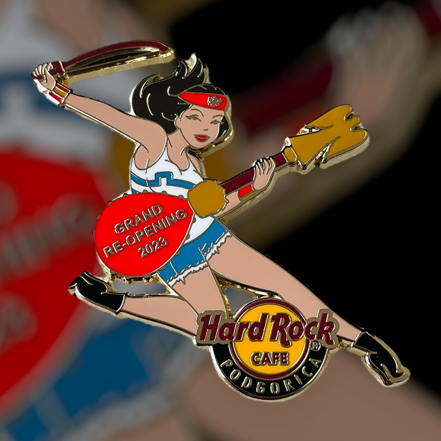 Hard Rock Cafe Podgorica Grand Re-Opening Pin from 2023 (LE 300)