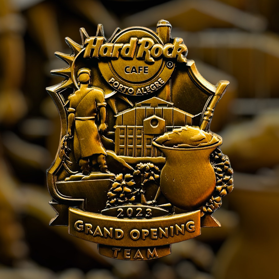 Hard Rock Cafe Porto Alegre Grand Opening TEAM ERROR Pin from (LE 6)