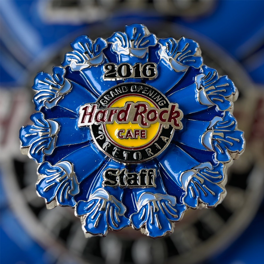 Hard Rock Cafe Pretoria Grand Opening Jacaranda Flower Pin from 2016 (LE 200)