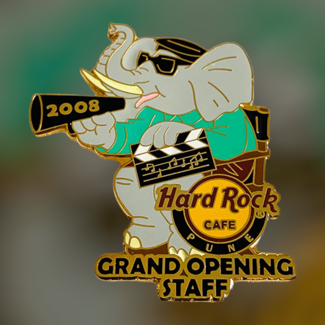 Hard Rock Cafe Pune Grand Opening STAFF Pin from 2008 (LE 30)