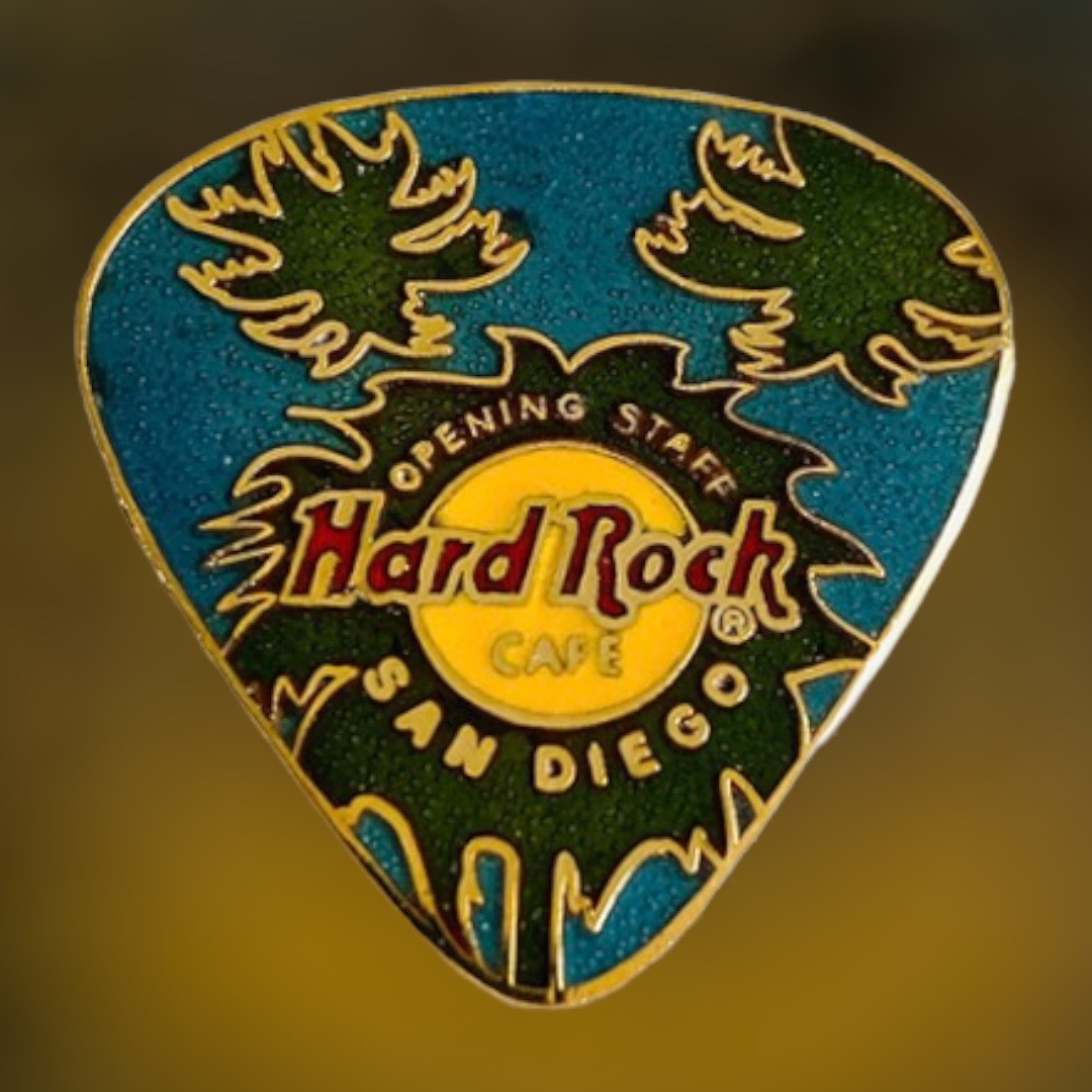 Hard Rock Cafe San Diego Opening STAFF pin from 1998