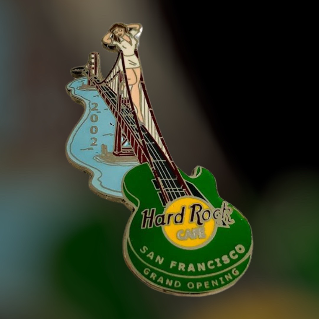 Hard Rock Cafe San Francisco Grand Opening pin from 2002 (LE 2000) 